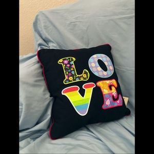 Claire’s Love Vintage Style Pillow